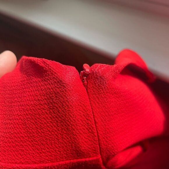 𝅺BB Dakota Walk On By Ruffle Dress in Red, size 8 - GUC - Picture 11 of 16